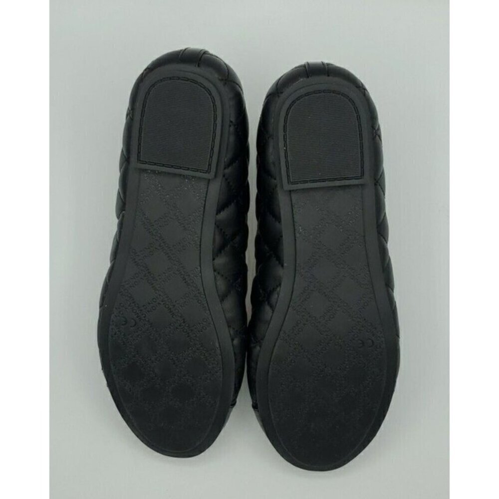 Vionic Shoes Womens Black Leather Quilted Desiree Cap Toe Ballet Flats Casual 7 - Picture 11 of 13